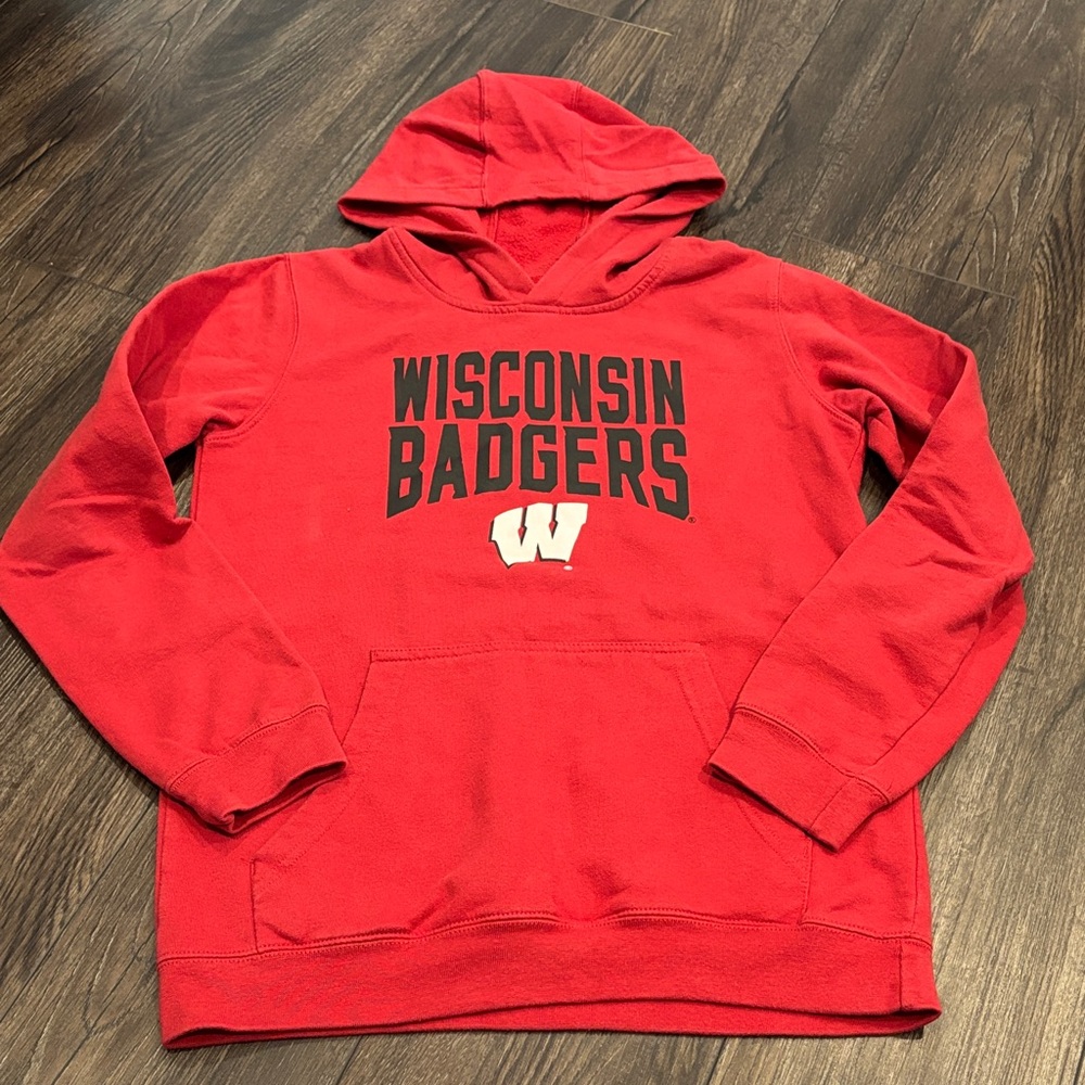 Youth Wisconsin Badgers Red Hoodie